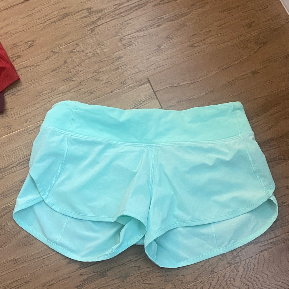 lululemon athletica Light Aqua Women's Athletic Shorts